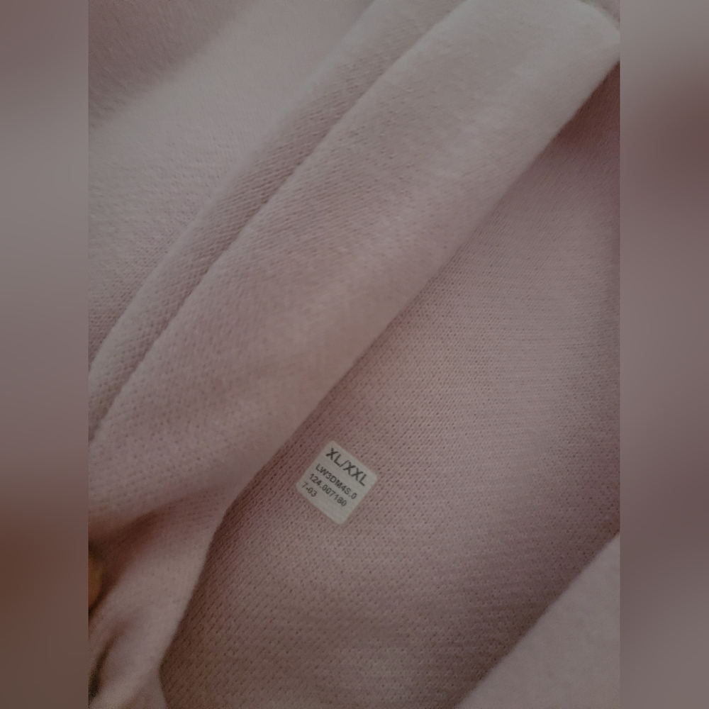 Lululemon Scuba Oversized Half-Zip Hoodie Strawberry Milkshake Sz XL/XXL - Picture 7 of 16